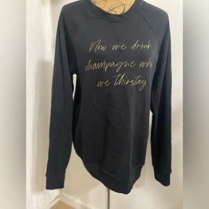 SMP SATURDAY MORNING PANCAKES champagne crewneck sweatshirt pullover